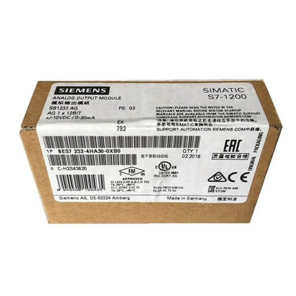 Siemens PLCs SB1232 I/O modules 6ES7232-4HA30-0XB0