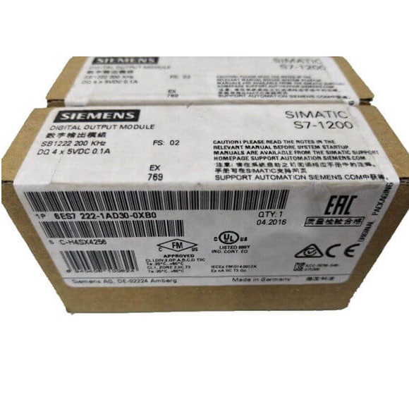 Siemens S7-1200 PLCs SB1222 I/O modules 6ES7222-1AD30-0XB0 6ES7222-1BD30-0XB0