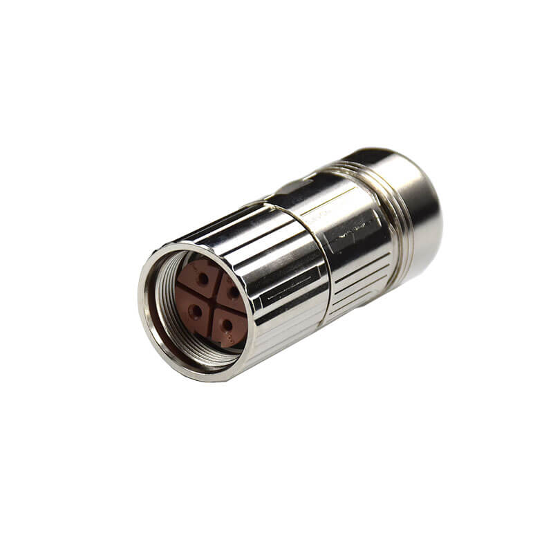 „V90 Servo“ moteriškas maitinimo kabelis 4pin jungtis 6FX2003-0LL13 Siemens
