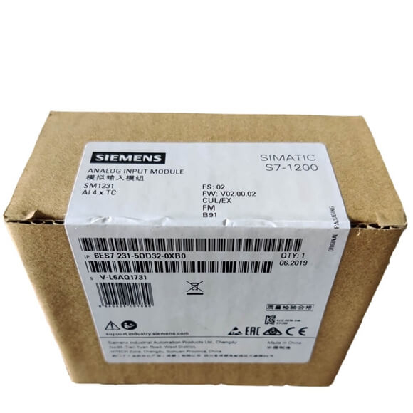 Siemens PLCs SM1231 I/O module 6ES7231-5QD32-0XB0 6ES7231-5QF32-0XB0