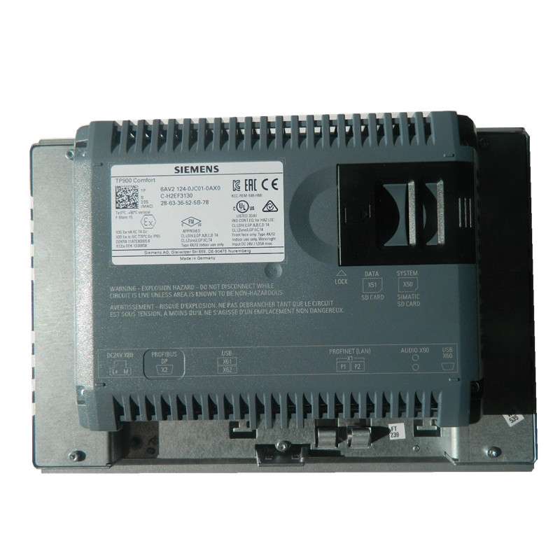 IX inch Siemens Simatic HMI TP900 Comfort Panel Tactus Screen 6av2124-0Jtaax0