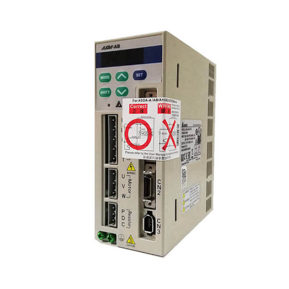 Delta ASDA-AB Servo Drive 100W ASD-A0121-AB