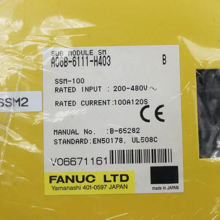 Mòdul d'accionament de l'amplificador del cargol Fanuc A06B-6111-H403