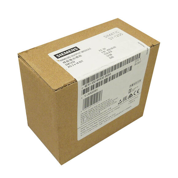 ម៉ូឌុល Siemens PLCS SM1232 I / O ម៉ូឌុល 6 សេះ 6 សតារ 16 ស 3