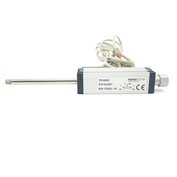 Potenciometrični pretvornik položaja Novotechnik serije TR / TRS s povratno vzmetjo