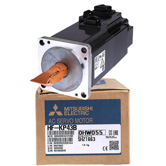 Mitsubishi MELSERVO-J3 Servomotor With Break 400W HF-KP43B