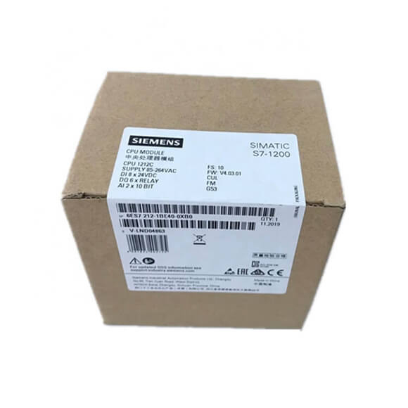Siemens S7-1200 PLC CPE 1212C 6ES7212-1BE40-0XB0 6ES7212-1AE40-0XB0