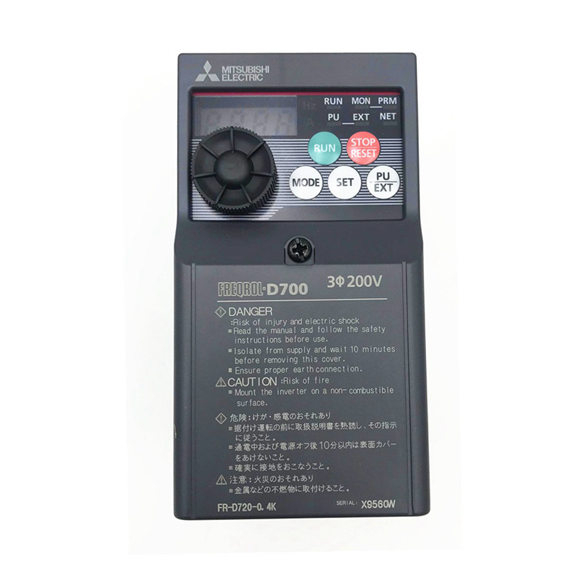 Mitsubishi VFDS Inverter 0.4kw FR-D720-0.4K