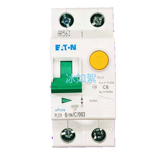 Eaton Moller Residual current circuit breaker with overload protection PLD10