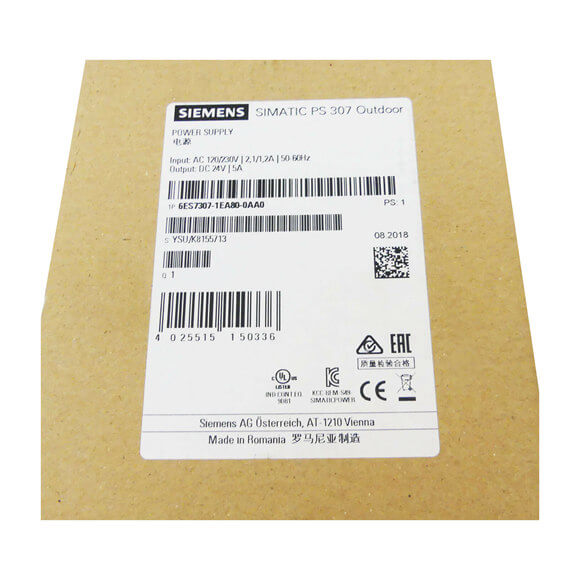 Siemens PLCS SIMATIC S7-300 Sursă de alimentare reglementată PS307 6ES7307-1E80-0AA0