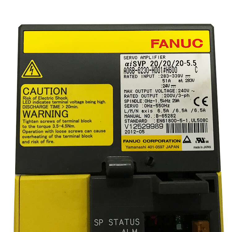 Fanuc Servo Amplifier Drive Module A06B-6230-H001#H600
