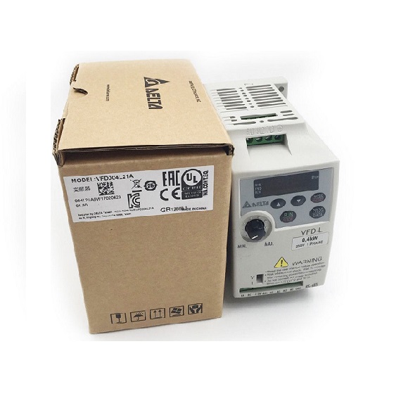 Delta Breakerters VFD-L ស៊េរី 0.4kW VFD004L21a