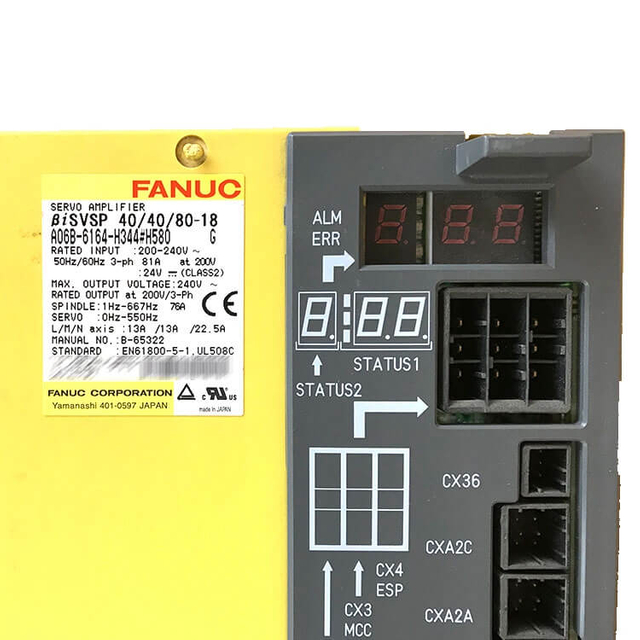 Fanuc strömförsörjning Modulenhet A06B-6202-H015 A06B-6164-H344#H580