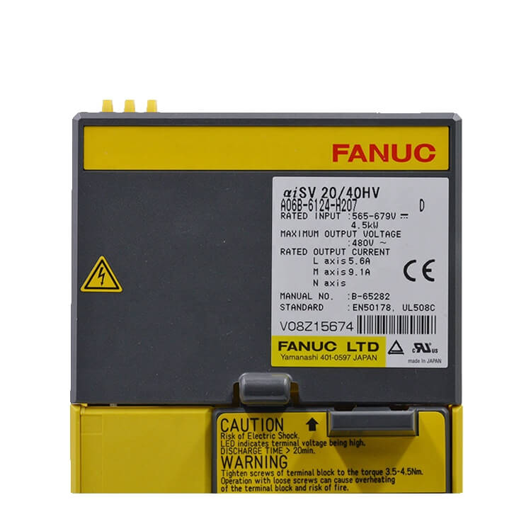 FANUC सर्वो एम्पलीफायर मॉड्यूल A06B-6124-H207 A06B-6124-H208
