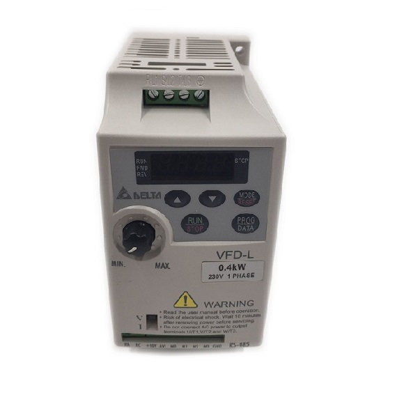 Delta Breakerters VFD-L ស៊េរី 0.4kW VFD004L21a