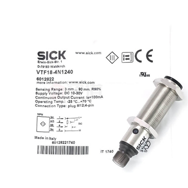 Beteg fotoelektromos érzékelők VTF18-4N1240 VTF18-4P1240