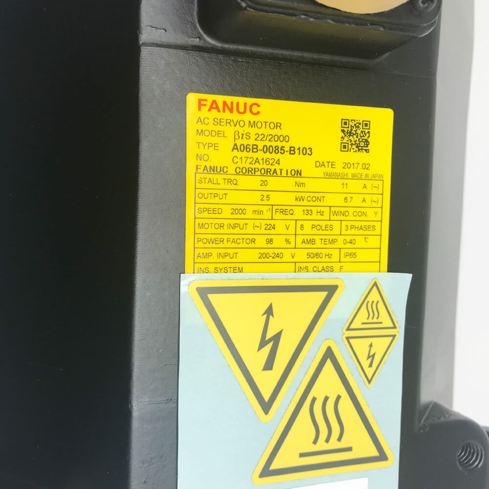Серводвигун змінного струму Fanuc A06B-0085-B103 A06B-2085-B107 A06B-2085-B103
