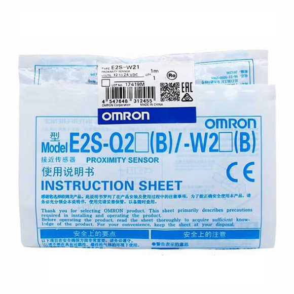 Omron Yakınlık Sensörleri E2S-W15 E2S-W16/-W25/-W26 E2S-Q15 E2S-Q16/-Q25/-Q26