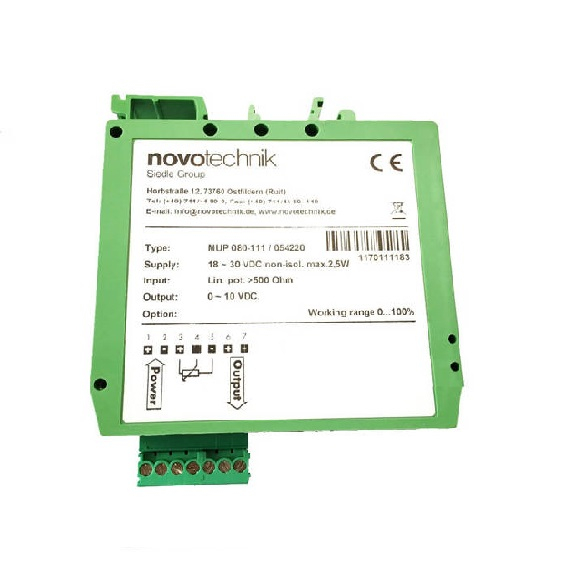 Novotechnik Signal Conditioners MUP 080 for potentiometric sensors