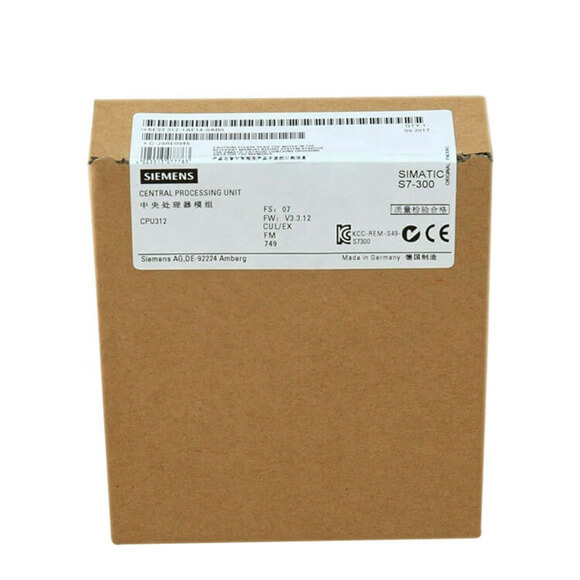 Siemens SIMATIC S7-300 CPU 312 with MPI 6ES7312-1AE14-0AB0