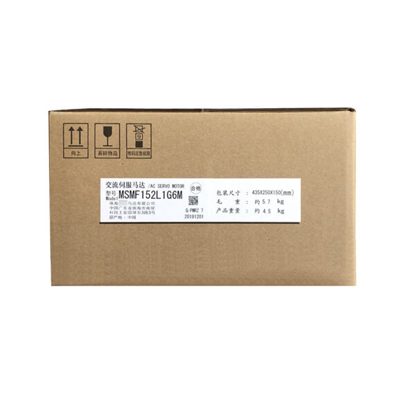 पैनासोनिक सर्वो मोटर MINAS A6 1500W MSMF152L1G6M