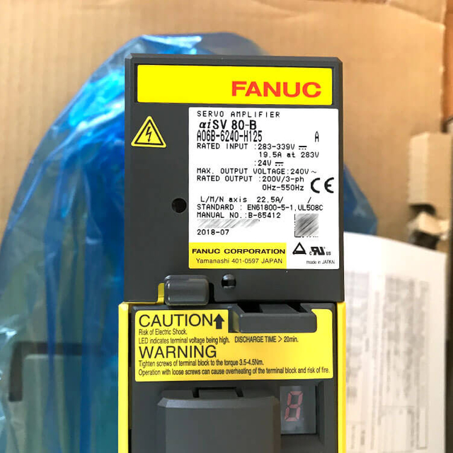Fanuc strömförsörjning Modulenhet A06B-6240-H125 A06B-6240-H101