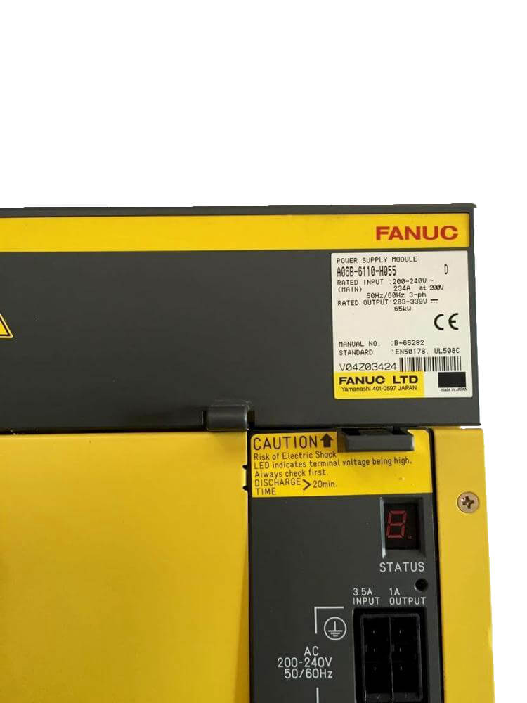 Fanuc Spindle Amplifier Drive Module A06B-6110-H055