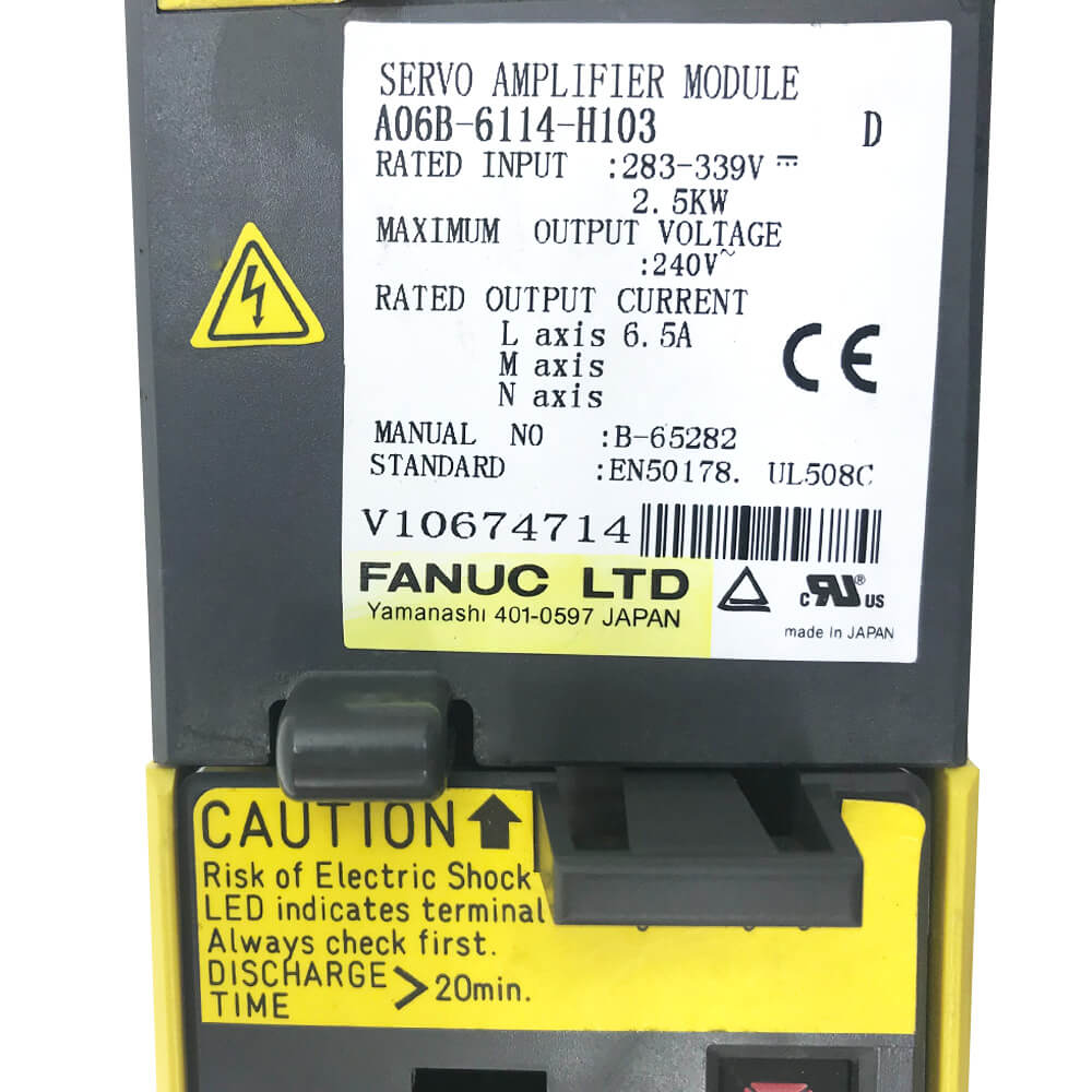 Fanuc Spindle Amplifier Drive Module A06B-6114-H103 A06B-6089-H203