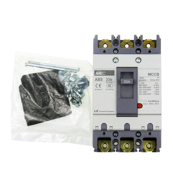 LS Meta MEC MCCB's 30AF ABS32b ABS33b 2P 3P