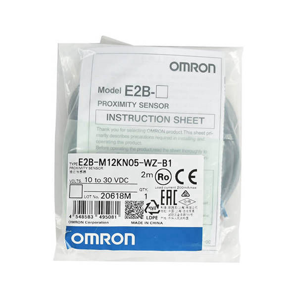 Omron Proximity Sensors E2B-M12KS02-M1-B1/-B2/-C1 E2B-M12LS02-M1-B1/-B2/-C2
