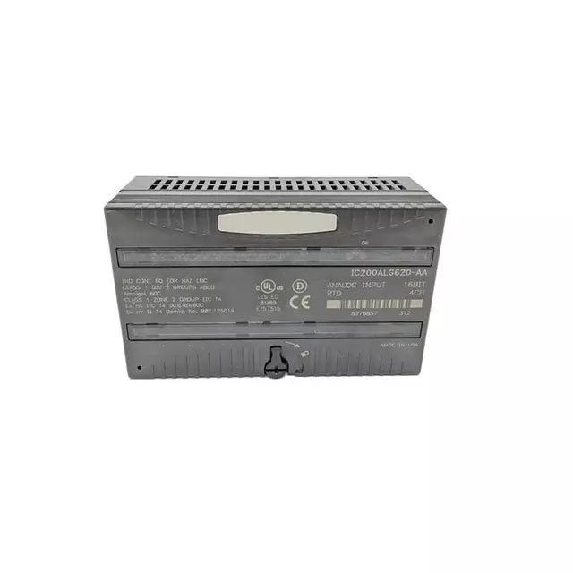 GE Fanuc IC200ALG620 VersaMax 4-Channel RTD/Resistance Analog Input Module, 16-Bit