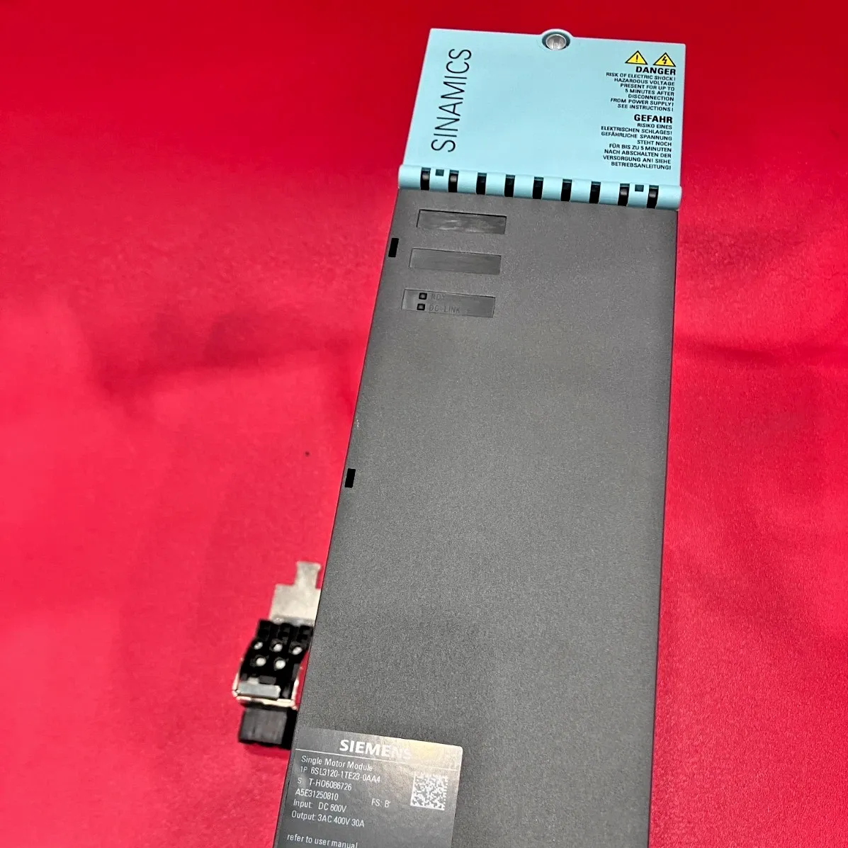 Siemens 6SL3120-1TE23-0AA4 SINAMICS S120 enkele motormodule