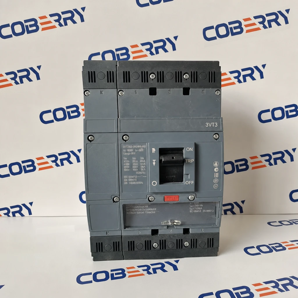 Siemens SENTRON 3VT3763-2AA46-0AA0 Molded Case Circuit Breaker (MCCB) with 3VT9340 Motor Operator