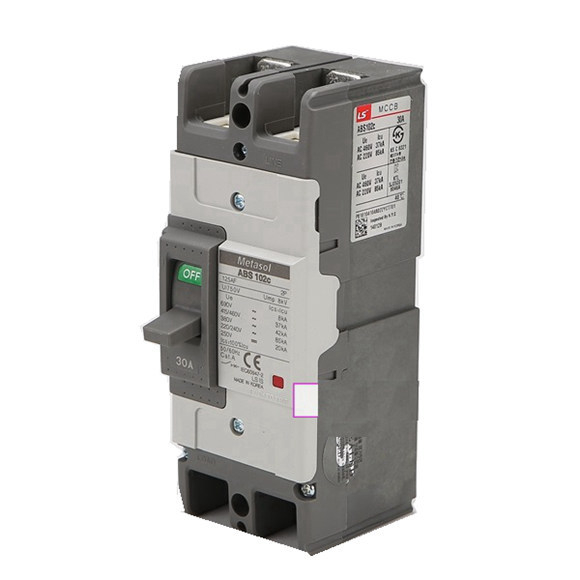 LS Metasol MCCB 400AF S tipas ABS402c ABS403c ABS404c 2P 3P 4P