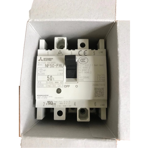 Mitsubishi Earth leakage circuit breaker NF100-FHU NV100-FHU