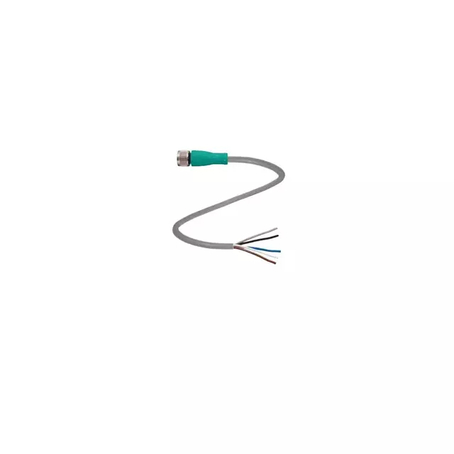 Pepperl+Fuchs V15-G-5M-PVC M12 Female Cordset, 5-Pin A-Coded, 5m PVC Cable