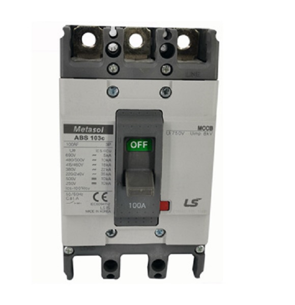 LS Metasol MCCB 100AF N type ABN102c ABN103c ABN104c 2P 3P 4P