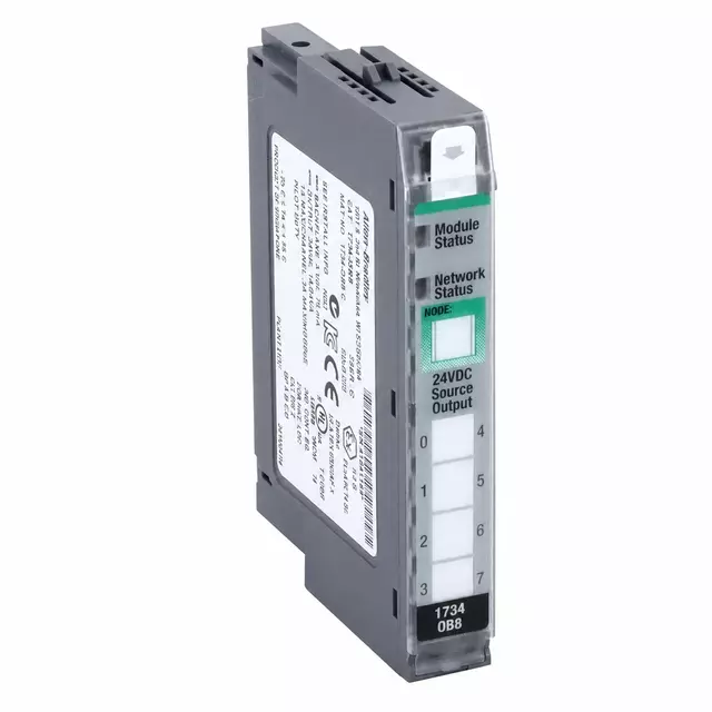 M&oacute;dulo de sa&iacute;da digital DC de 8 canais Allen-Bradley 1734-OB8 POINT I/O