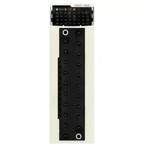 Schneider Electric BMXDDO1602 Modicon X80 Discrete Output Module, 16 Transistor Outputs, 24V DC, Source