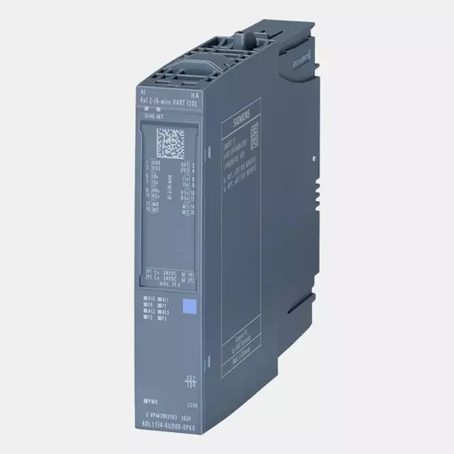 Siemens 6DL1134-6UD00-0PK0 SIMATIC ET 200SP HA AI 4xI 2/4 vezet&eacute;kes HA
