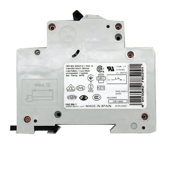 Eaton Moller MCB Miniature circuit breakers FAZ6 Series 1P