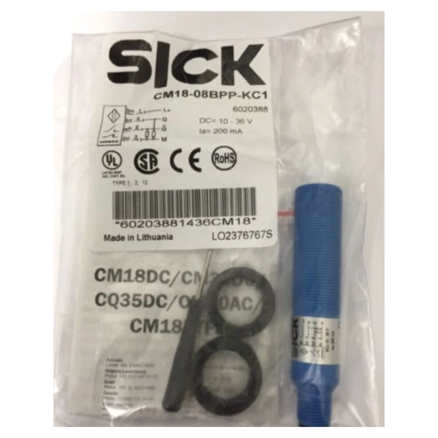 Sick Capacitive proximity sensors CM18-08BPP-TW0 CM18-08BPP-KC1