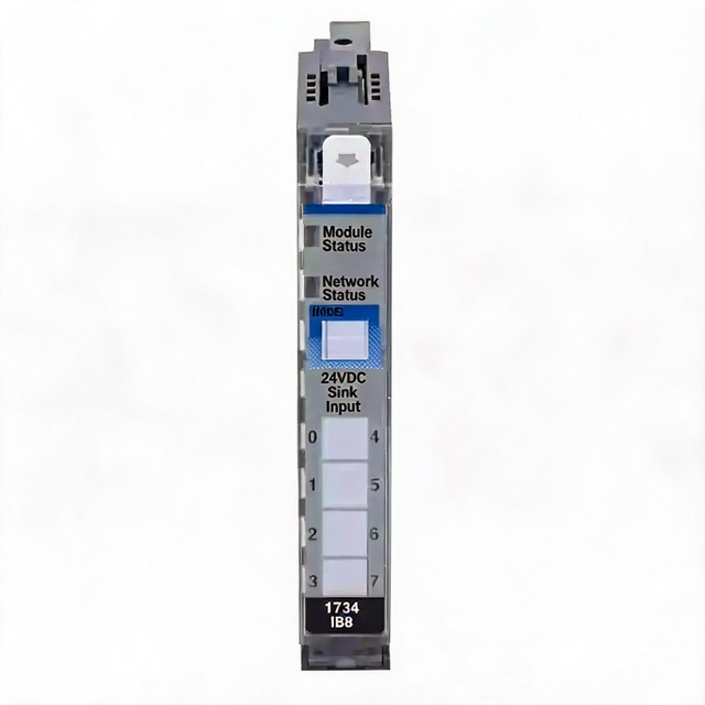 Allen- Bradley 1734-IB8 POINTE I/O Mod&uacute;l Ionchur Digiteach 8-Cain&eacute;al 24V DC Fiachmh&uacute;chta
