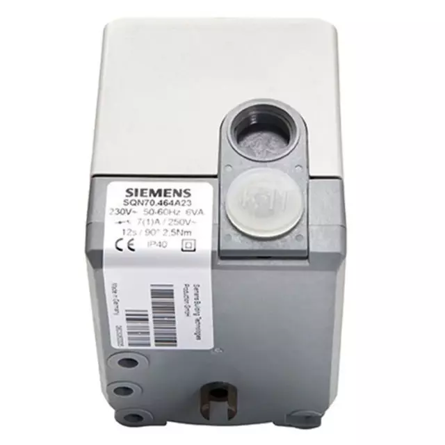 Siemens SQN71.424B20 SQN71 Series Burner Damper Actuator, 2.5Nm, 12s/90&deg;, Clockwise