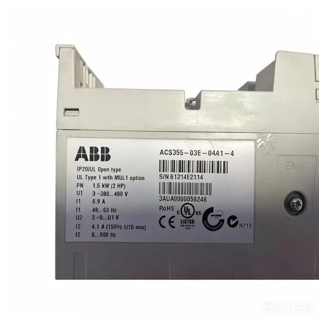 ABB ACS355-03E-04A1-4 ACS355 Machinery Drive 1.5kW