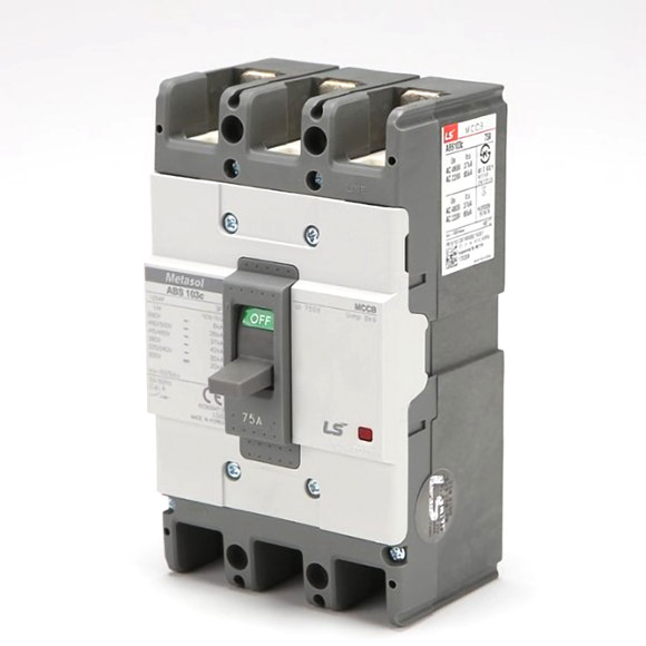 LS Metasol MCCB 60AF S type ABS62c ABS63c ABS64c 2P 3P 4P